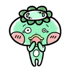 [LINEスタンプ] せかんどグリーン