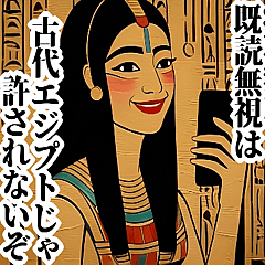 [LINEスタンプ] うざい古代エジプトの壁画の画像（メイン）