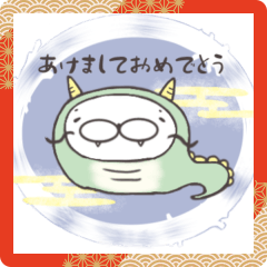 [LINEスタンプ] お団子ライフお正月2024