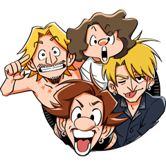 [LINEスタンプ] ONE OK ROCK vol.1