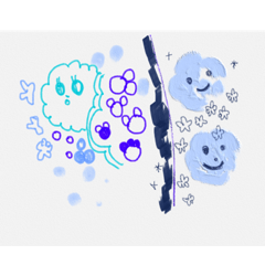 [LINEスタンプ] キャラ^_^✨