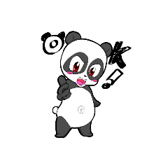 [LINEスタンプ] パンダのファンファン