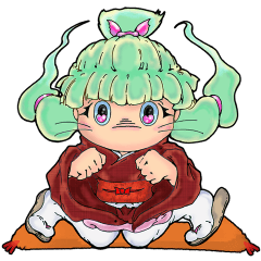 [LINEスタンプ] 日常で使える！！坐・好きわらしちゃん