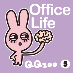 [LINEスタンプ] QQzoo5：社畜の日常（En）