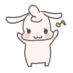 [LINEスタンプ] たれみみうさぎのふろっぷちゃん