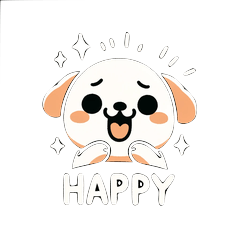 [LINEスタンプ] かわいい犬の感情