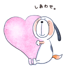 [LINEスタンプ] 日々のわんこ -春編-