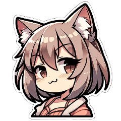 [LINEスタンプ] にゃんともかわいい！猫耳ラインスタンプ