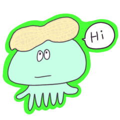 [LINEスタンプ] こんちは すっからちゃん