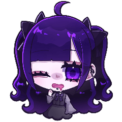 [LINEスタンプ] 黒魅ららスタンプ