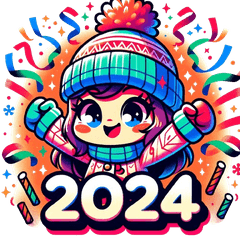 [LINEスタンプ] 2024冬の喜び