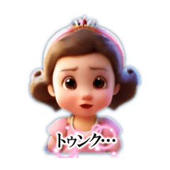 [LINEスタンプ] 毎日使える多国籍 Princess