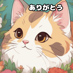 [LINEスタンプ] かわいい猫のあいさつスタンプ