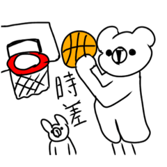 [LINEスタンプ] さんくまミニバス