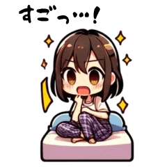 [LINEスタンプ] 彼女の小さな世界