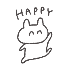 [LINEスタンプ] ちまっとうさぎさん