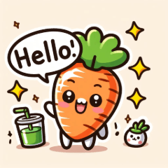 [LINEスタンプ] キュートキャロット！にんじんの冒険2