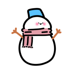 [LINEスタンプ] シマエナガさんと雪だるまの冬スタンプ！