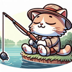 [LINEスタンプ] 釣り日和 〜猫たちの日常〜