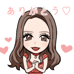 [LINEスタンプ] 椿姫なみのスタンプ