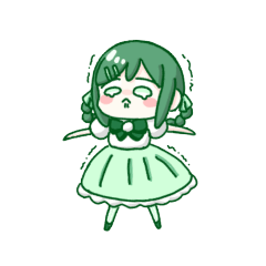 [LINEスタンプ] よつはみどりスタンプ4