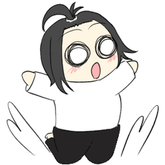 [LINEスタンプ] ちょんまげな男の子