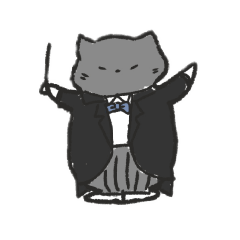 [LINEスタンプ] ねこちゃんbrass