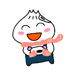 [LINEスタンプ] 肉まん坊やの冬の挨拶