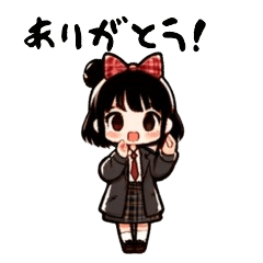 [LINEスタンプ] おだんご女子からひとこと