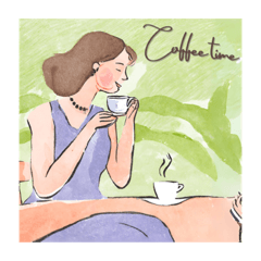 [LINEスタンプ] Women's Natural Lifestyle