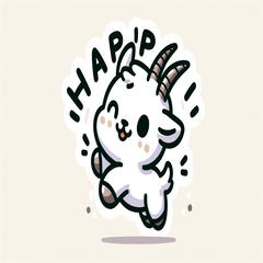 [LINEスタンプ] 山の喜び：シロイワヤギの冒険