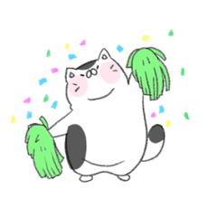 [LINEスタンプ] 福猫スタンプその1