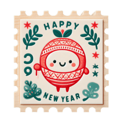 [LINEスタンプ] Happy new year-2024