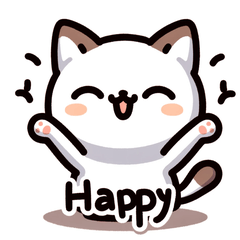 [LINEスタンプ] ちびキャラ猫のスタンプ