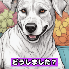 [LINEスタンプ] 24匹の雑種犬