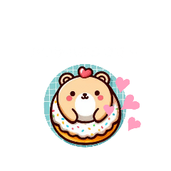 [LINEスタンプ] あにまるどーなつ