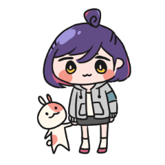 [LINEスタンプ] ものぐさちゃん