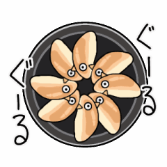 [LINEスタンプ] 続・餃子の鳥スタンプ