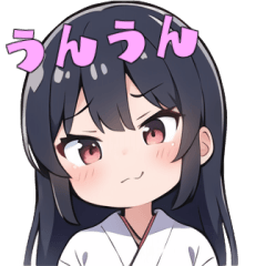 [LINEスタンプ] 袴女子の日常会話スタンプ