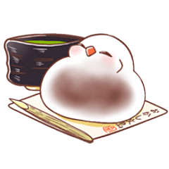 [LINEスタンプ] おかし文鳥 1