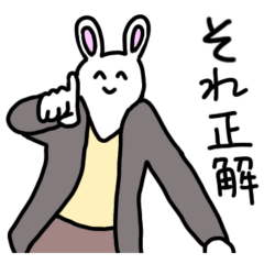 [LINEスタンプ] それゆけ！オタクのうさぎちゃん