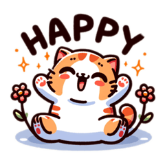 [LINEスタンプ] きゃわいいねこちんスタンプ1