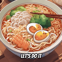 [LINEスタンプ] ラーメンチャット