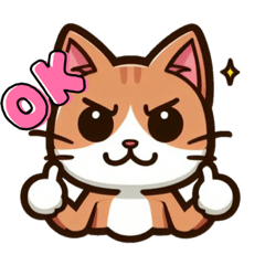 [LINEスタンプ] ねこスタンプ2024-1