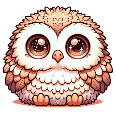 [LINEスタンプ] もふもふでかわいらしいフクロウ達