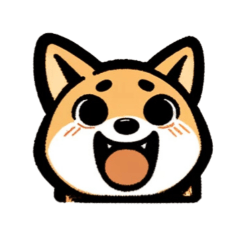 [LINEスタンプ] 柴犬_色々表情1