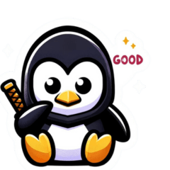 [LINEスタンプ] ペンギン忍者