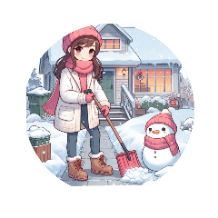 [LINEスタンプ] winter。。。