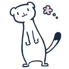 [LINEスタンプ] オコジョの毎日