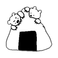 [LINEスタンプ] 踊ってばかりのくま